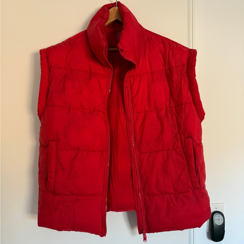 FP Movement by Free People Red Puffer Vest